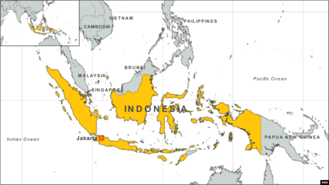 Map of Indonesia