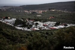 General view shows the Moria camp for refugees and migrants on the island of Lesbos, Greece, Dec. 1, 2017.