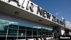奧克蘭機場新西蘭航空公司的航站樓。（資料圖片）