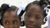 Haitian schoolchildren, 05 Apr 2010
