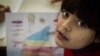 Children taking part in the Najda Now's drawing classes come live in Shatila, a Palestinian camp in the suburbs of Beirut, Dec. 4, 2015. (J. Owens/VOA)