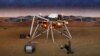A life-size model of the spaceship Insight, NASA's first robotic lander dedicated to studying the deep interior of Mars, is shown at Jet Propulsion Laboratory in Pasadena, California, Nov. 26, 2018. 