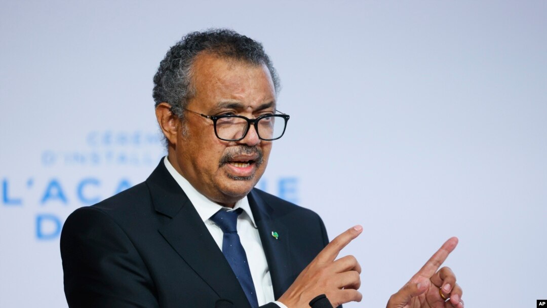 WHO ညွှန်ကြားရေးမှူးချုပ် Tedros Adhanom Ghebreyesus. (စက်တင်ဘာ ၂၇၊ ၂၀၂၁)