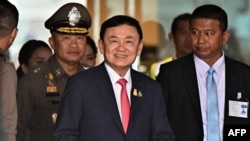 ထိုင်းဝန်ကြီးချုပ်ဟောင်း သက်ဆင်ရှင်နာဝပ် ဘန်ကောက်မြို့ကို ပြန်လည်ရောက်ရှိလာစဉ်
(သြဂုတ် ၂၂၊ ၂၀၂၄)