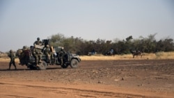 FILE - A detachment of anti-jihadist Special Forces elements patrol on Nov. 6, 2021, in the Tillaberi region (western Niger), the scene of deadly actions by suspected jihadists since the beginning of the year.