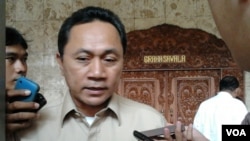 Menteri Kehutanan Zulkifli Hasan. (VOA/Iris Gera)