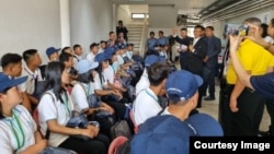 ထိုင်းနိုင်ငံသို့ MoU စနစ်ဖြင့် လေကြောင်းလိုင်းမှဝင်ရောက်လာတဲ့ မြန်မာအလုပ်သမားများ (ဧပြီ ၂၉၊၂၀၂၄)