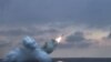 Dalam foto yang diabadikan pada 28 Januari 2024 dan dirilis oleh kantor berita resmi Korea Utara (Korut), Korean Central News Agency (KCNA) pada 29 Januari 2024, tampak uji coba rudal penjelajah "Pullwasal-3-31" di lokasi yang tidak diungkap. (Foto: KCNA VIA KNS / AFP)