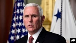 Wakil Presiden Amerika Serikat, Mike Pence (Foto: dok).