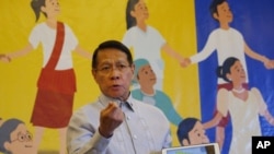 Menteri Kesehatan Filipina Dr. Francisco Duque di Manila, Filipina.. (Foto: AP)