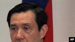 台灣總統馬英九介紹3道防線的概念