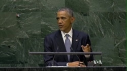 ปธน.โอบามากล่าวที่การประชุม UNGA ว่าสหรัฐจะเป็นแกนนำในการปราบปรามกลุ่ม ISIS