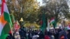 Protestoya Kurdan Û Dostên Wan li Hember Qesra Spî li Dij Serdana Erdogan 13 11 2019