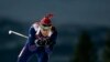 Norway's Ole Einar Bjoerndalen competes on his way to win gold in the men's biathlon 10k sprint, 2014 Winter Olympics, Sochi,Feb. 8, 2014.