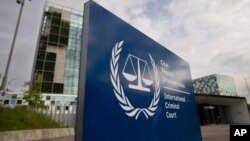 Mahkamah Kriminal Internasional, atau ICC, di Den Haag, Belanda, Selasa, 30 April 2024. (Foto: AP)