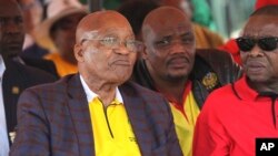 Zuma não conseguiu discursar