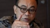 Menteri Komunikasi dan Informatika Budi Arie Setiadi saat diwawancara Reuters di Jakarta, Jumat, 14 Juni 2024. (Foto: Ajeng Dinar Ulfiana/Reuters)