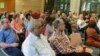Egyptian-Americans discuss Egypt's political crisis at a meeting in late July
