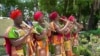 Performers at 'Panafest,' a biannual festival in Ghana that celebrates the idea of Pan-Africanism