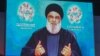 رهبر حزب‌الله لبنان در انظار عمومی ظاهر شد و به اسرائیل هشدار داد