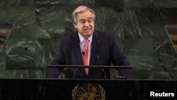 انتونیو گوتریش، منشی عمومی سازمان ملل متحد