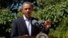 U.S. President Barack Obama makes a statement about the violence in Egypt while at his rental vacation home on the Massachusetts island of Martha's Vineyard in Chilmark, August 15, 2013. 