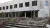 Houses in the deserted town of Pripyat, some 3 kilometers (1.86 miles) from the Chernobyl nuclear power plant in Ukraine, Feb. 4, 2020. 