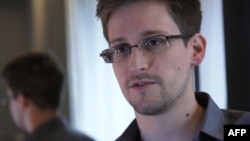 Edward Snowden during an interview with The Guardian newspaper at an undisclosed location in Hong Kong, June 6, 2013.