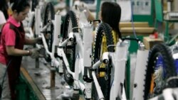 全球最大的自行車製造商、台灣巨大集團在台中的一間工廠（路透社資料照）