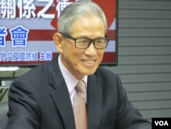 灣前外長歐鴻鍊（美國之音張永泰拍攝）
