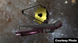 Teleskop Ruang Angkasa James Webb (JWST) dengan cermin berukuran lima kali lebih besar daripada Hubble, digunakan untuk melacak planet mirip Jupiter yang berada di luar tata surya kita. (NASA/JWST)