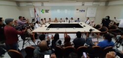 RS Hasan Sadikin Bandung menggelar konferensi pers terkait virus corona di Bandung, Senin (27/1/2020) pagi. (Courtesy: RSHS)