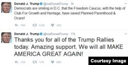 Trump Twitter on American Healthcare Act