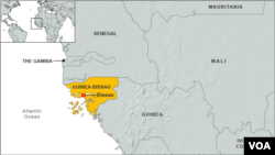 Map of Guinea-Bissau