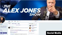 Akun Twitter Alex Jones (Foto: screengrab).