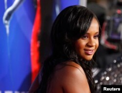 Bobbi Kristina Brown dalam pemutaran perdana film "Sparkle" di Hollywood, California, 16 Agustus 2012.
