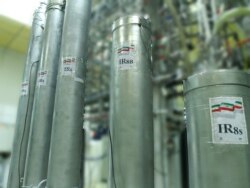 Sebuah gambar selebaran yang dirilis oleh Organisasi Energi Atom Iran pada 4 November 2019 menunjukkan fasilitas pengayaan atom pusat penelitian nuklir Natanz, sekitar 300 kilometer selatan ibukota Teheran.