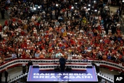 President Donald Trump speaks during his re-election kickoff rally at the Amway Center, June 18, 2019, in Orlando, Florida.