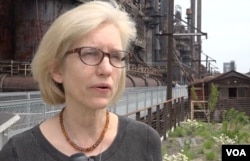 Jill Schennum, a cultural anthropologist, is a board member of Steelworkers Archives, a nonprofit organization that collects oral histories and provides educational outreach regarding the Bethlehem Steel plant.