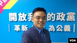 中國國民黨中央文傳會副主委洪孟楷 (美國之音申華拍攝）