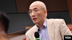 香港科技大學社會科學部副教授成名。(美國之音特約記者 湯惠芸拍攝 )