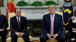 دونالد ترامپ، رئیسجمهوری آمریکا و عبدالفتاح السیسی، رئیسجمهوری مصر- آرشیو