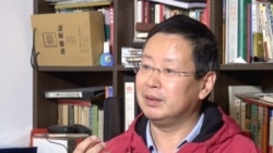 夏業良接受美國之音視頻專訪