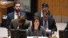 ကုလသမဂ္ဂဆိုင်ရာ အမေရိကန် သံအမတ် Nikki Haley က ကုလသမဂ္ဂ လုံခြုံရေးကောင်စီမှာ ဆွေးနွေးနေစဉ် - UN Photo/Evan Schneider