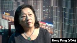 高瑜接受美國之音採訪 (美國之音東方拍攝)