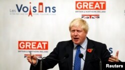 英國外相約翰遜 (資料圖片)
