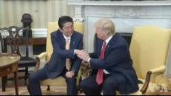 川普向安倍表达美国对亚太的承诺