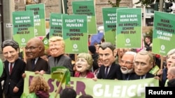 Protesti u Hamburgu pred samit G-20, 2. juli, 2017.