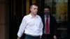 FILE - Russian analyst Igor Danchenko, who contributed to a dossier of Democratic-funded research into ties between Russia and Donald Trump, leaves a federal courthouse in Alexandria, Virginia, Nov. 4, 2021.