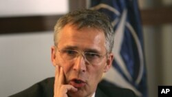 옌스 스톨텐베르그 북대서양조약기구 NATO 사무총장. (자료사진)